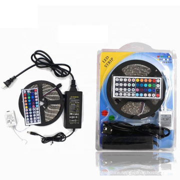 Factory wholesale LED waterproof light strip set colorful/5050/2835/24 key 44 key controller blister set